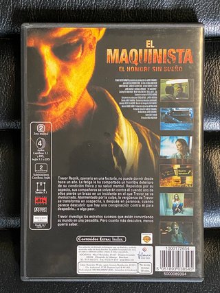 Película DVD El Maquinista Christian Bale