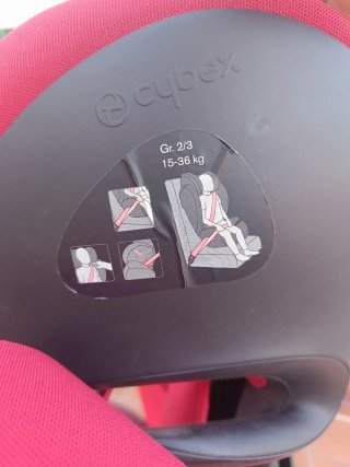 Silla Cybex Solution M-fix SL grupo 2 3