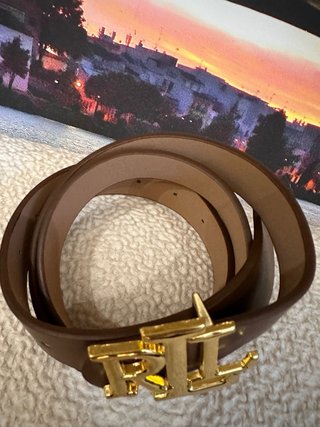 Cinturón Polo Ralph Lauren Marrón 110cm