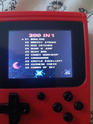 Consola Retro Roja 200 Juegos