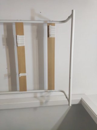 Mueble recibidor madera y metal