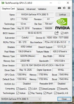 NVIDIA RTX 2080 Ti 22GB Mod