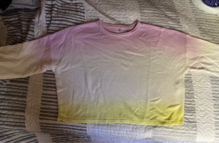 Jersey degradado rosa y amarillo Talla S