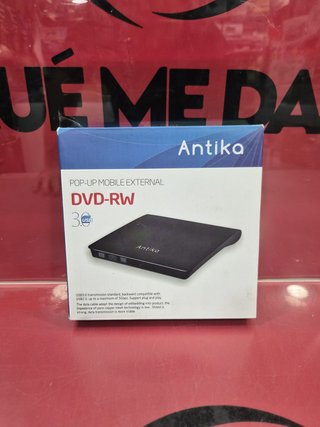 Grabadora de DVD/CD +/- RW Antika, Nueva.