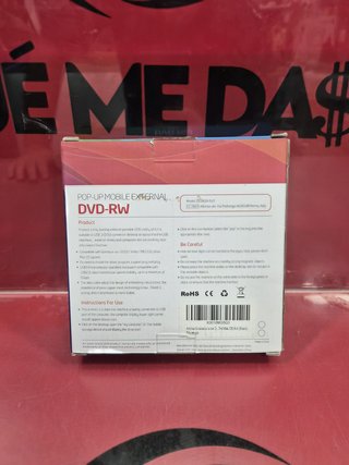 Grabadora de DVD/CD +/- RW Antika, Nueva.