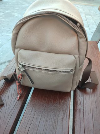 Bolso Mochila Beige