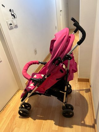 Silla de paseo Asalvo rosa seminueva