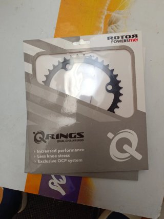 Platos Rotor Q-Rings 52/36  Son ovalados