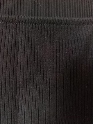 Vestido negro manga larga