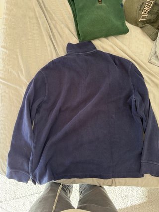 Polo Ralph Lauren Jersey Azul Media Cremallera