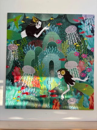Puzzle sirenas infantil 54 piezas Djeco