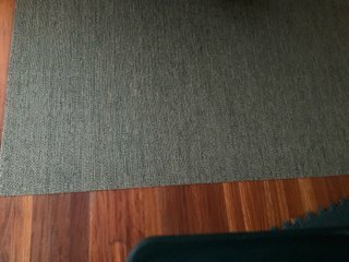Alfombra Vinilo Marrón y Gris
