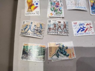 100 francobolli annullati anni '50-'92