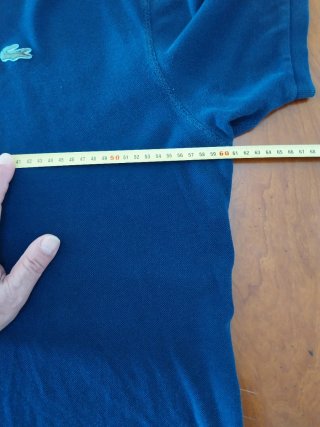 Polo Lacoste Azul V-Neck