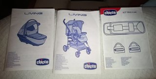 Carrito Bebé Chicco 3 Piezas + Accesorios