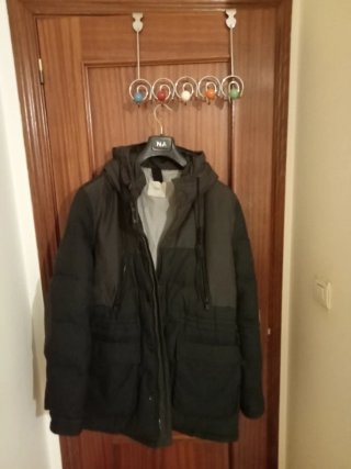 Chaqueta hombre XXL Negra/Gris