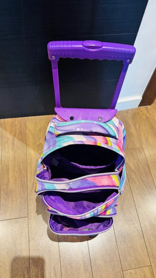 Mochila Totto con ruedas multicolor