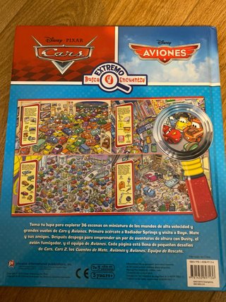 Libro busca y encuentra cars disney.