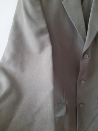 Traje hombre gris verdoso