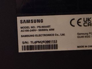 Barra de Sonido Samsung HW-A430 Negra