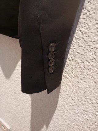Chaqueta Zara Negra Ligera