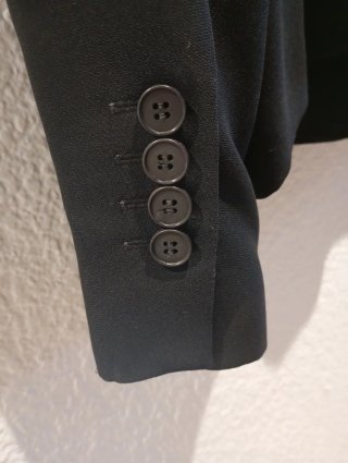 Chaqueta Zara Negra Ligera