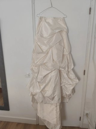 Falda Novia PRONOVIAS Blanco hueso y cancán