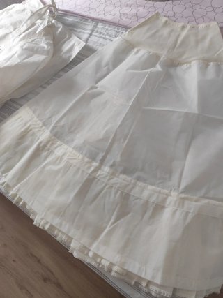 Falda Novia PRONOVIAS Blanco hueso y cancán