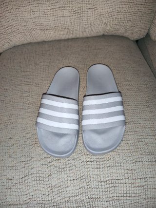 Ciabatte Adidas Grigio e Bianco