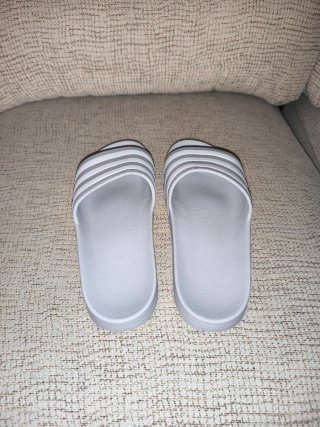 Ciabatte Adidas Grigio e Bianco
