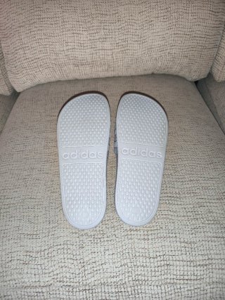 Ciabatte Adidas Grigio e Bianco