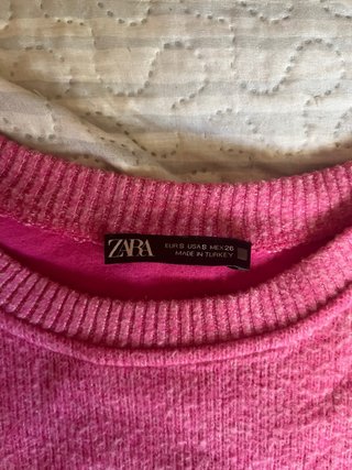 Jersey Zara rosa talla S