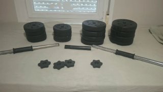 Juego Mancuernas Ajustables Pesas