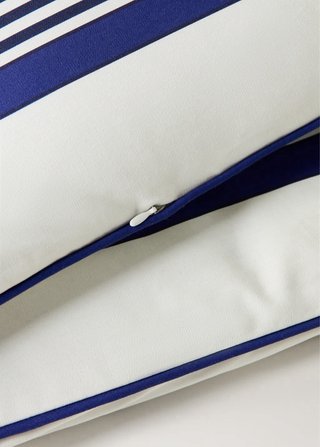 Topper para Tumbona Mango Rayas Azul/Blanco 70x200