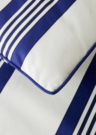 Topper para Tumbona Mango Rayas Azul/Blanco 70x200