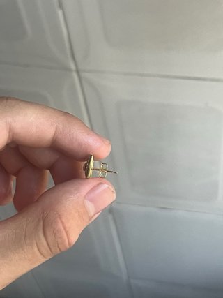 Pendiente Hombre Estilo Versace Bañado en Oro