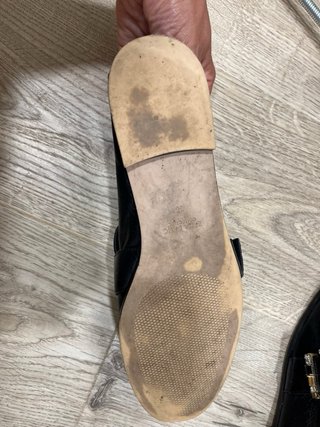 Mocasines negros de zara  mujer con hebilla