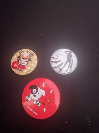 Lote 3 Chapas Decorativas Vintage