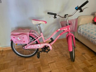 Bicicleta Niña Hello Kitty Rosa