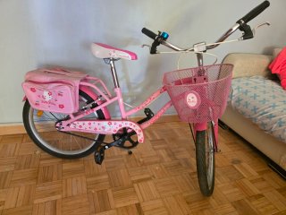 Bicicleta Niña Hello Kitty Rosa