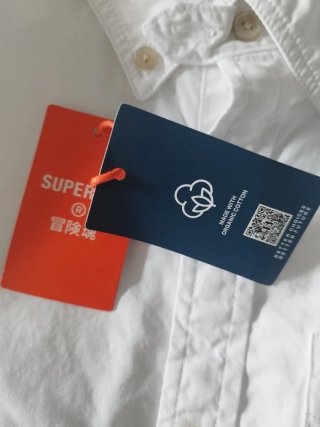 Camisa Superdry Blanca Talla M Nueva
