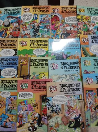 Comics de mortadelo y filemon de la coleccion ole.