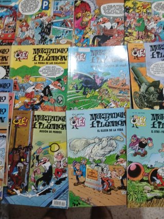Comics de mortadelo y filemon de la coleccion ole.