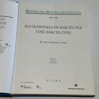 Els hospitals de Barcelona i del Barcelonès vol. 8