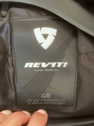 Chaqueta Moto Negra Revit Unisex
