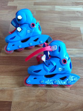 Patines en línea Oxelo niño T32-34 + protecciones