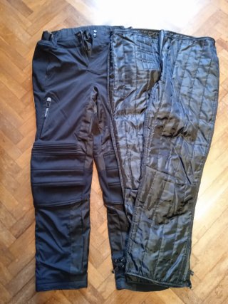 Traje de moto, chaqueta y pantalón