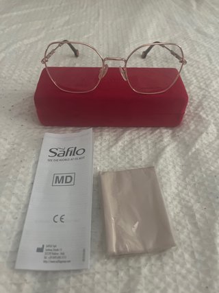 Montura Gafas Carolina Herrera Doradas