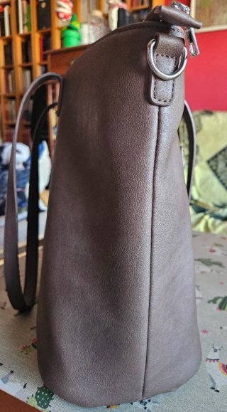 Bolso shopper portaordenador /marrón