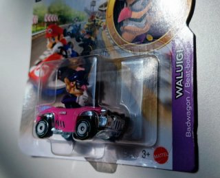 Waluigi Mario Kart Hot Wheels